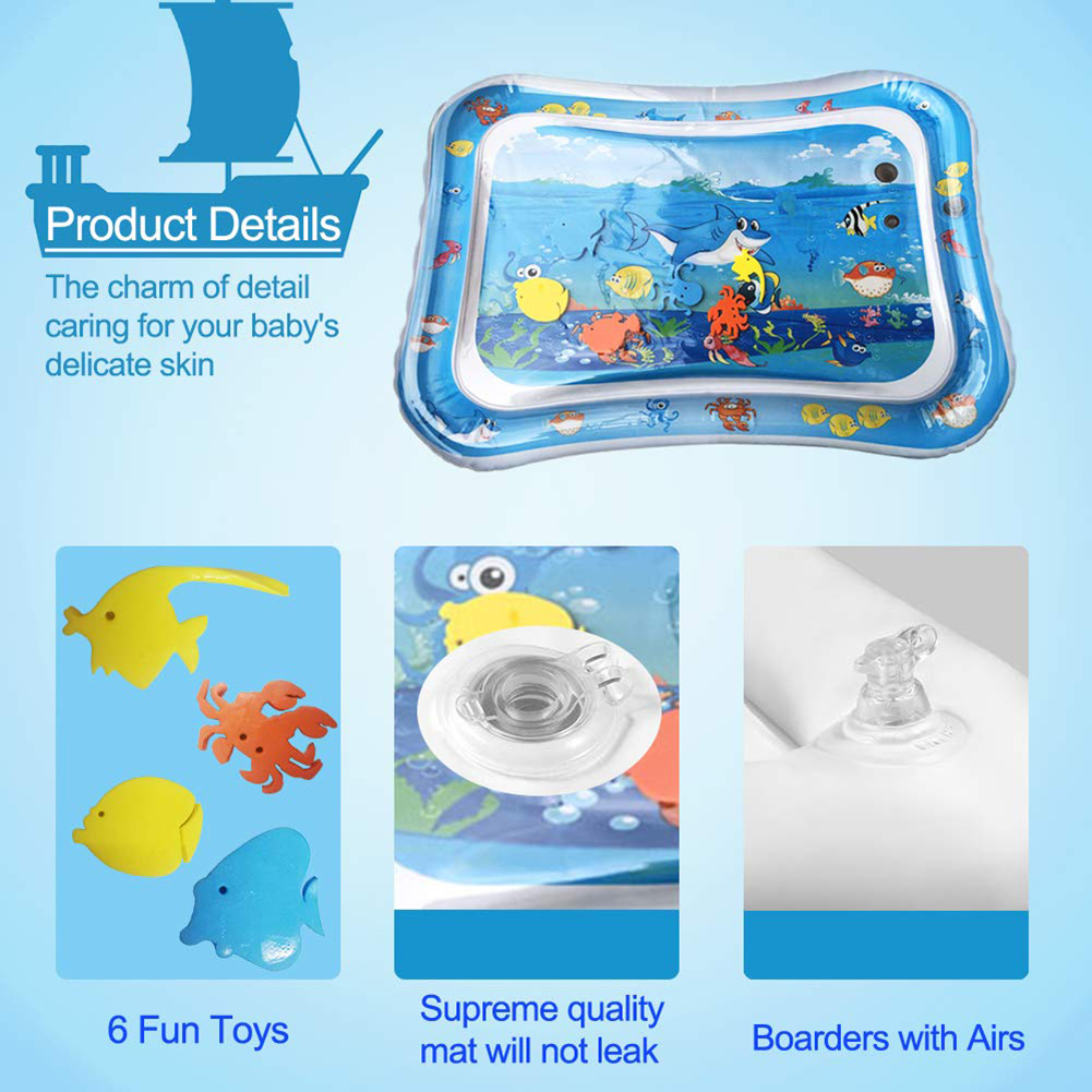 baby inflatable aquarium water mat toy