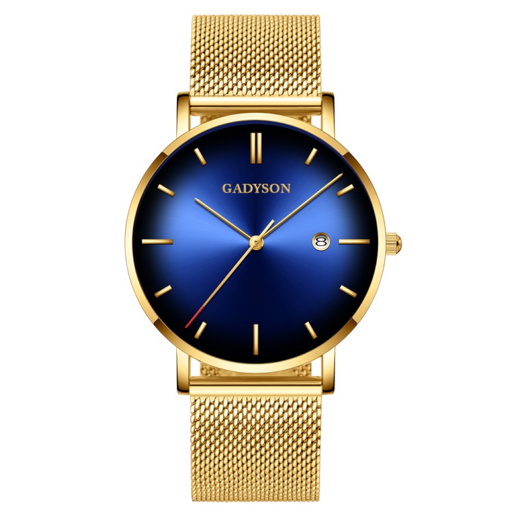 gadyson new fashion contrast pointer quartz watch dizzy hole