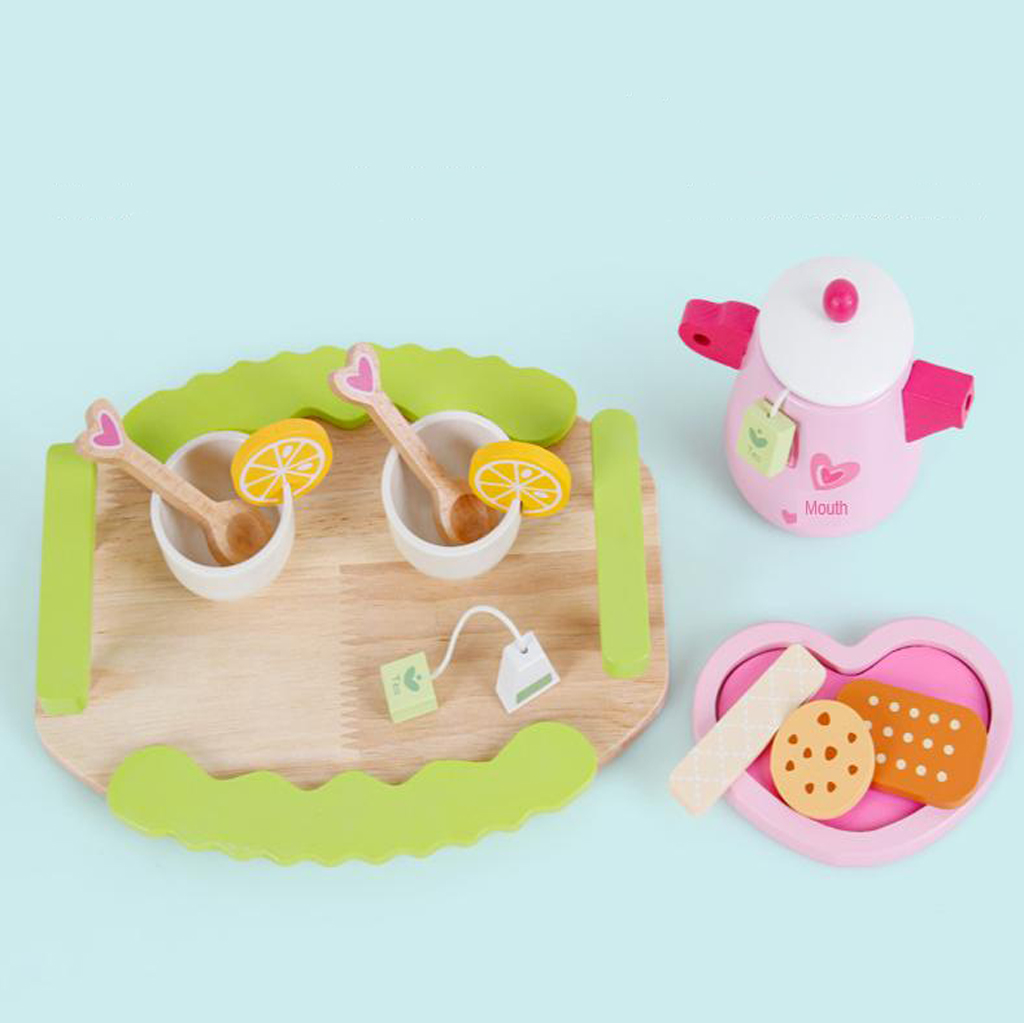 wooden toy kettle