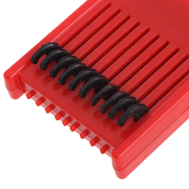 Fishing Rig Board Plastic Double Side Spring Hooks Storage Catch Holder Tackle