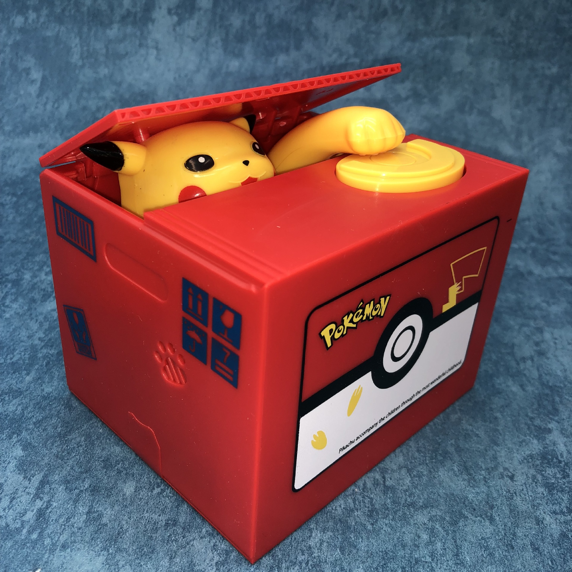 Interestingsport Limited Edition Creative Anmial Pikachu Automated Stealing Piggy Bank Toy Coin Bank Money Banks Coin Can for Kids 