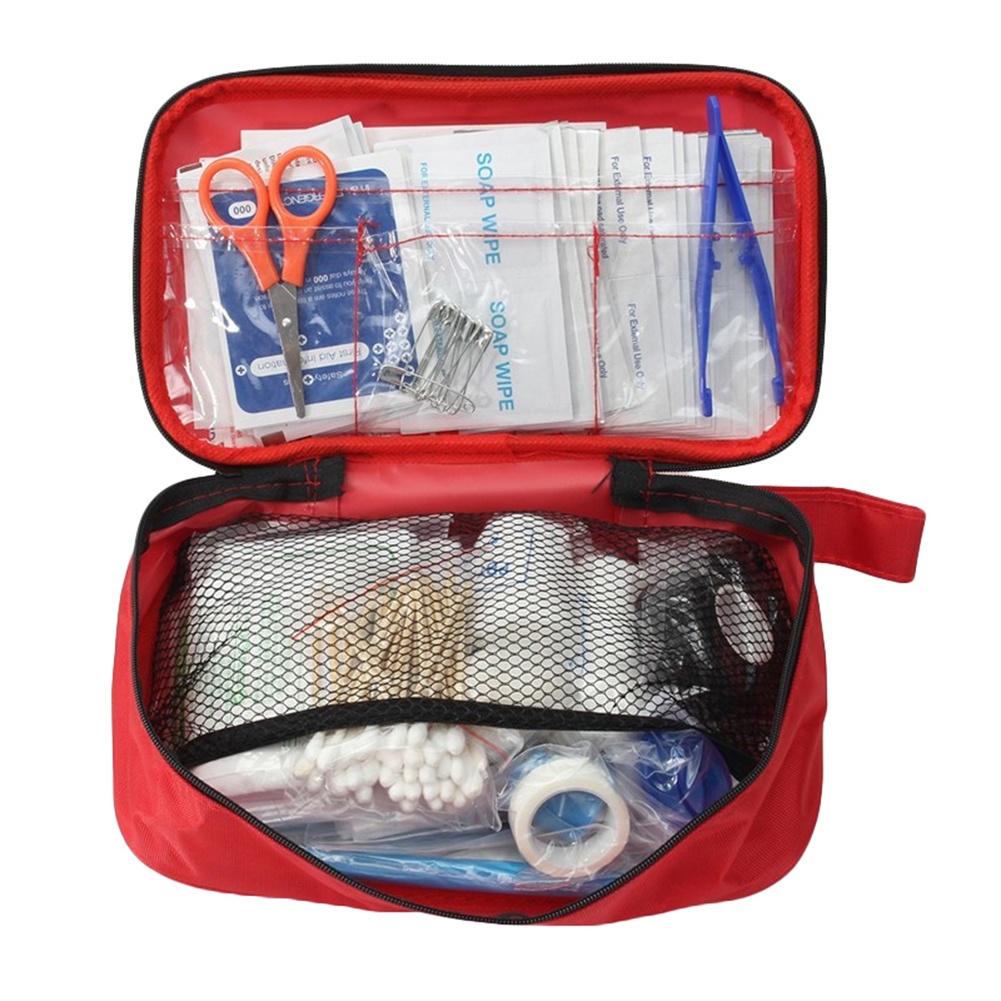 Description Picture 4 of item180 Pcs First Aid Kit For Medicines Outdoor Camping Portable Medical Bag Survival Handbag Emergency Kits Travel Set