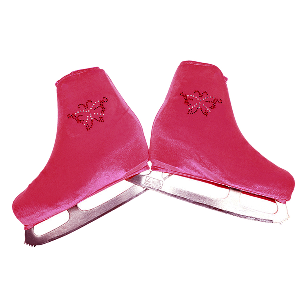 pink ice skating boots