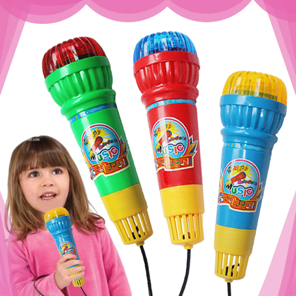 Micrófono de Eco 3 un Novedad Plástico Multicolor Micrófono Para Niños 