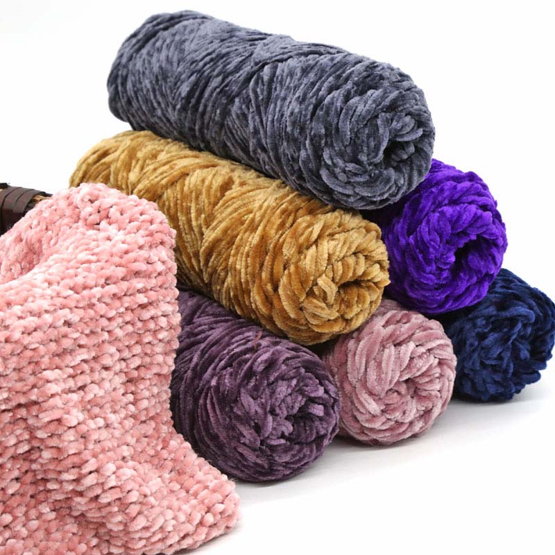 Super Soft fluffy Chunky Microfibre yarn 100gm 120m knitting crochet baby wool 