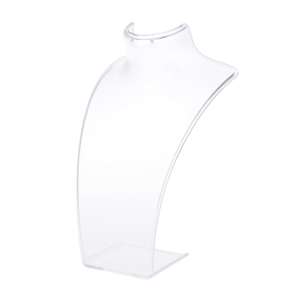 Acrylic Necklace Earring Jewelry Bust Display Stand Necklaces Pendants