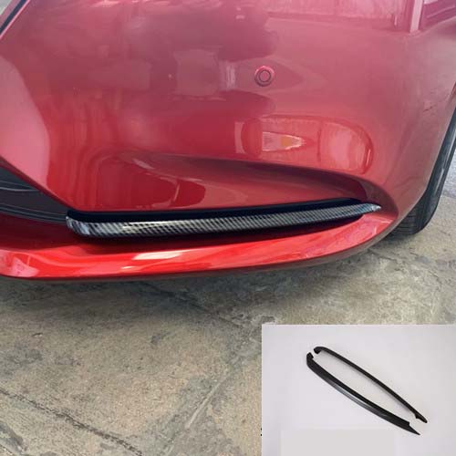 Chrome Front Fog Light Lamp Eyelid Cover Trim Bezel For Mazda 3 Axela 2017 2018