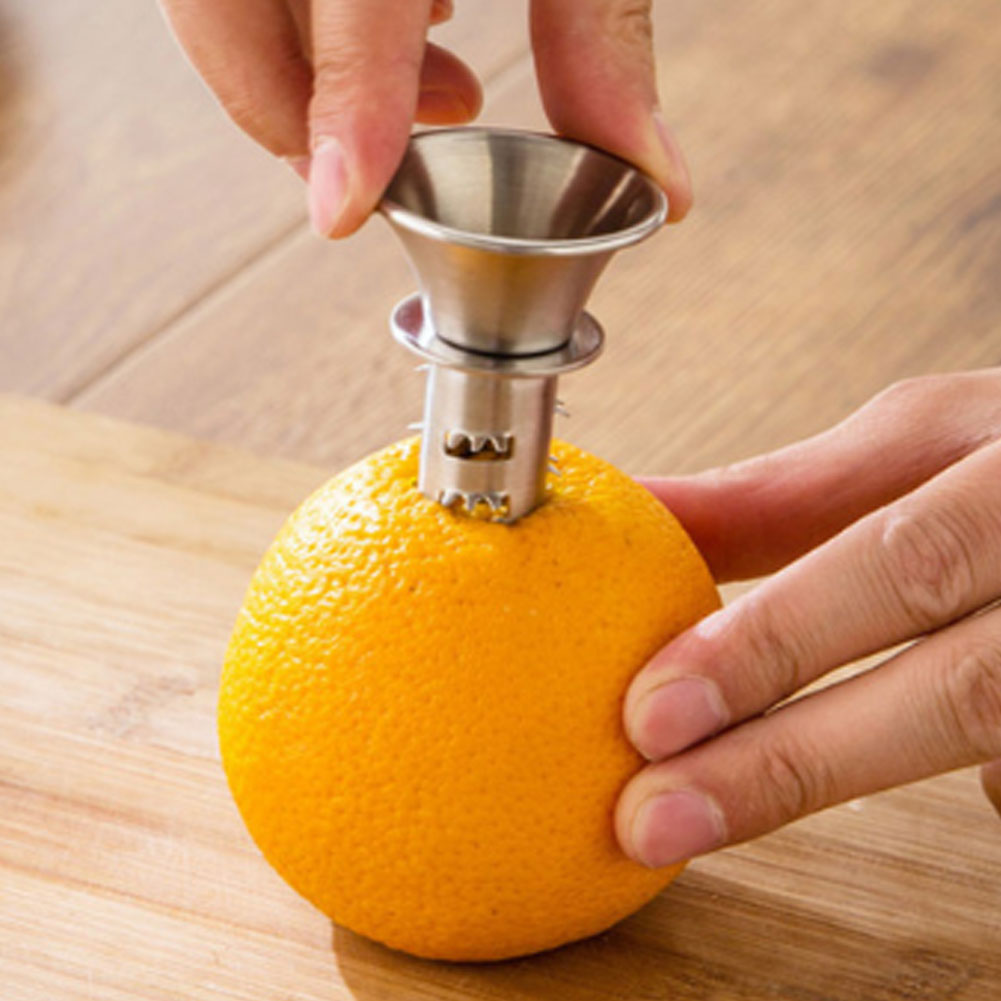 manuelle kleine Edelstahl Zitrus Zitrone Orange Bohrer Saftpresse