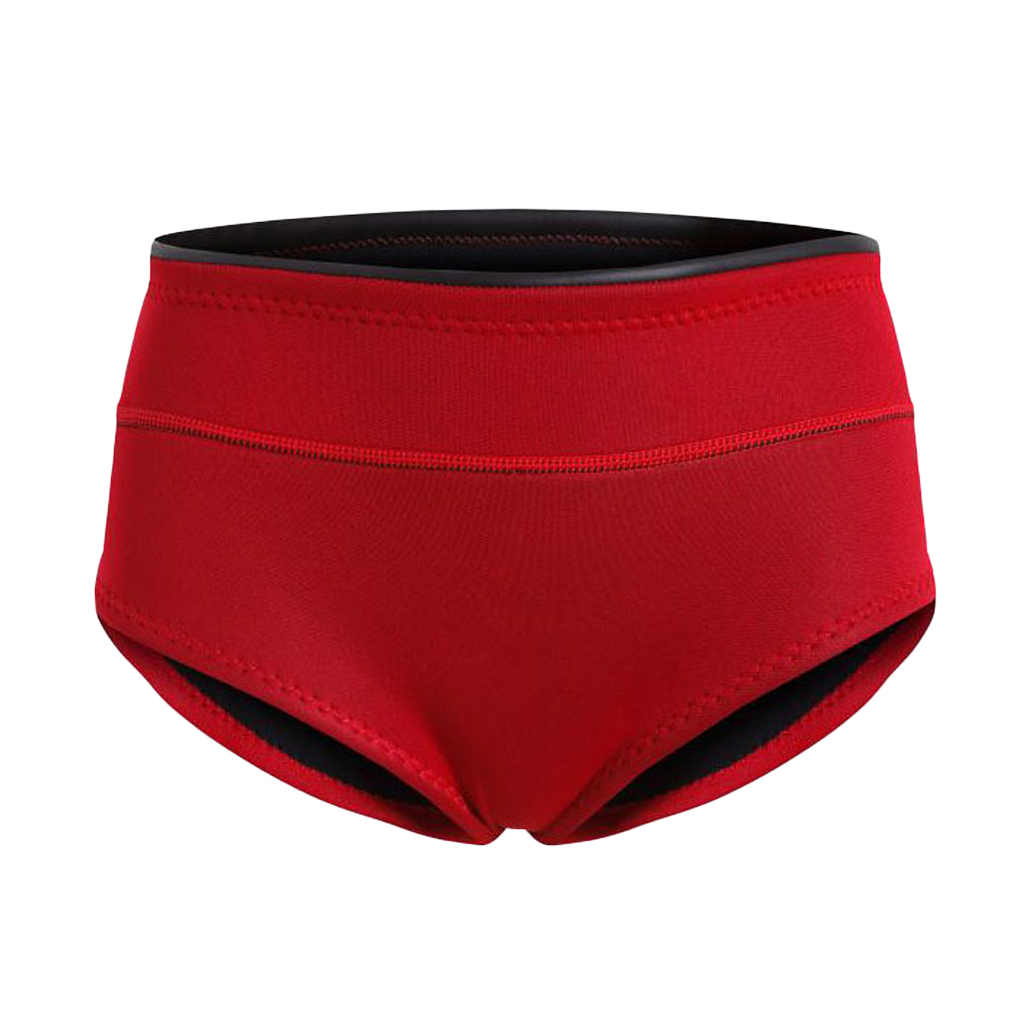 Neoprenhose Tauchen Shorts Damen Neopren Wetsuits Hosen UV-Schutz Rot M 