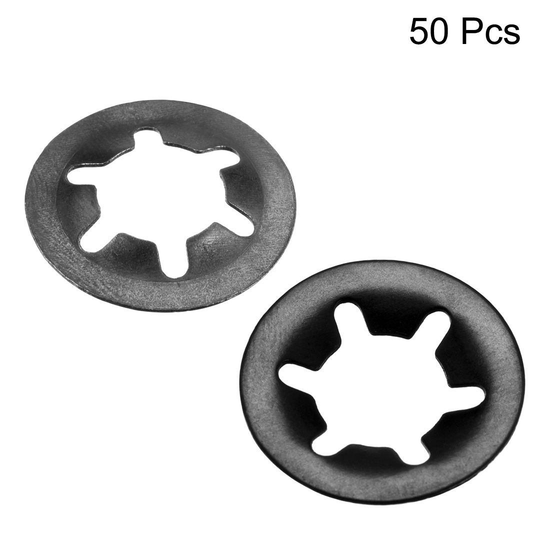 uxcell 100pcs M20 Carbon Steel External Lock Tab Spindle Washer for Round Slotted Nut