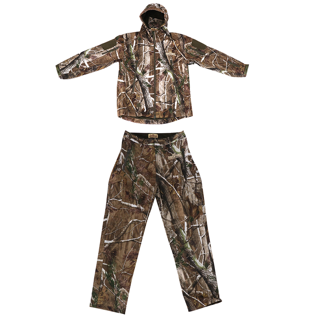 camouflage jacket and pants