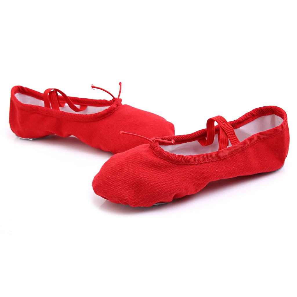 ballet slippers for girls classic split-sole canvas dance