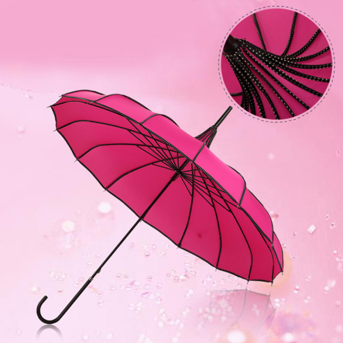 Description Picture 4 of itemVintage Pagoda Umbrella Bridal Wedding Party Sun Rain UV Protective Umbrella