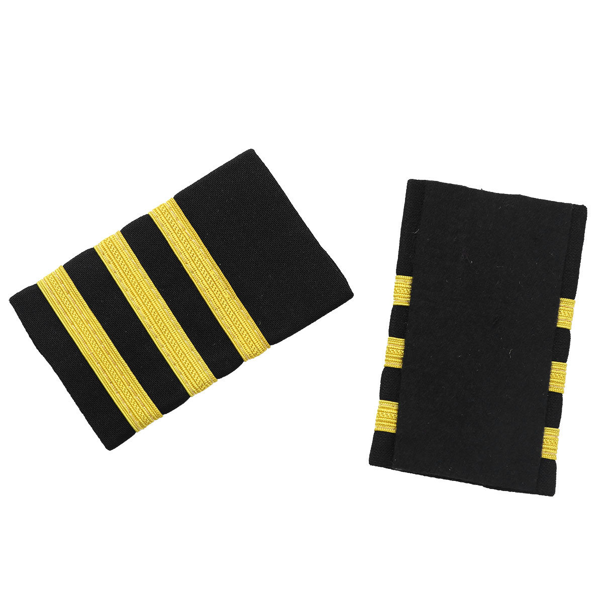 Epaulettes Pilot Shirt Uniform Epaulets with Gold Stripe Shoulder Bad EW