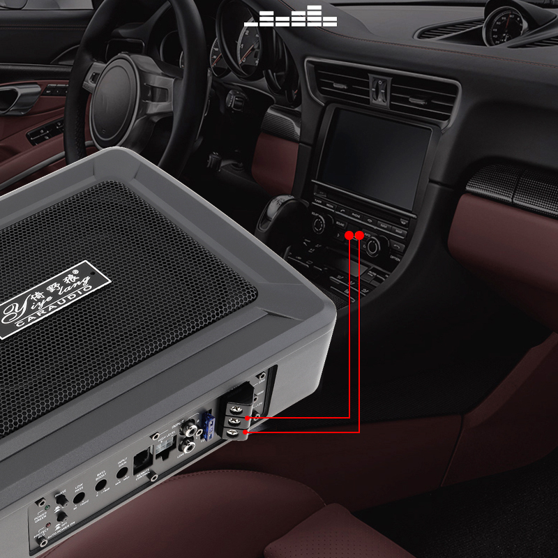 Subwoofer auto 6X9 Pollici 600W Sottile Sotto Sedile Powered Car Audio