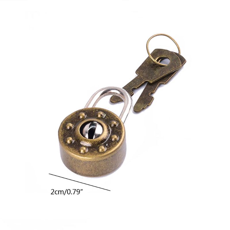 10 Pack Mini Metal Tiny Luggage/Suitcase Craft Box Locks Padlock /w Keys 