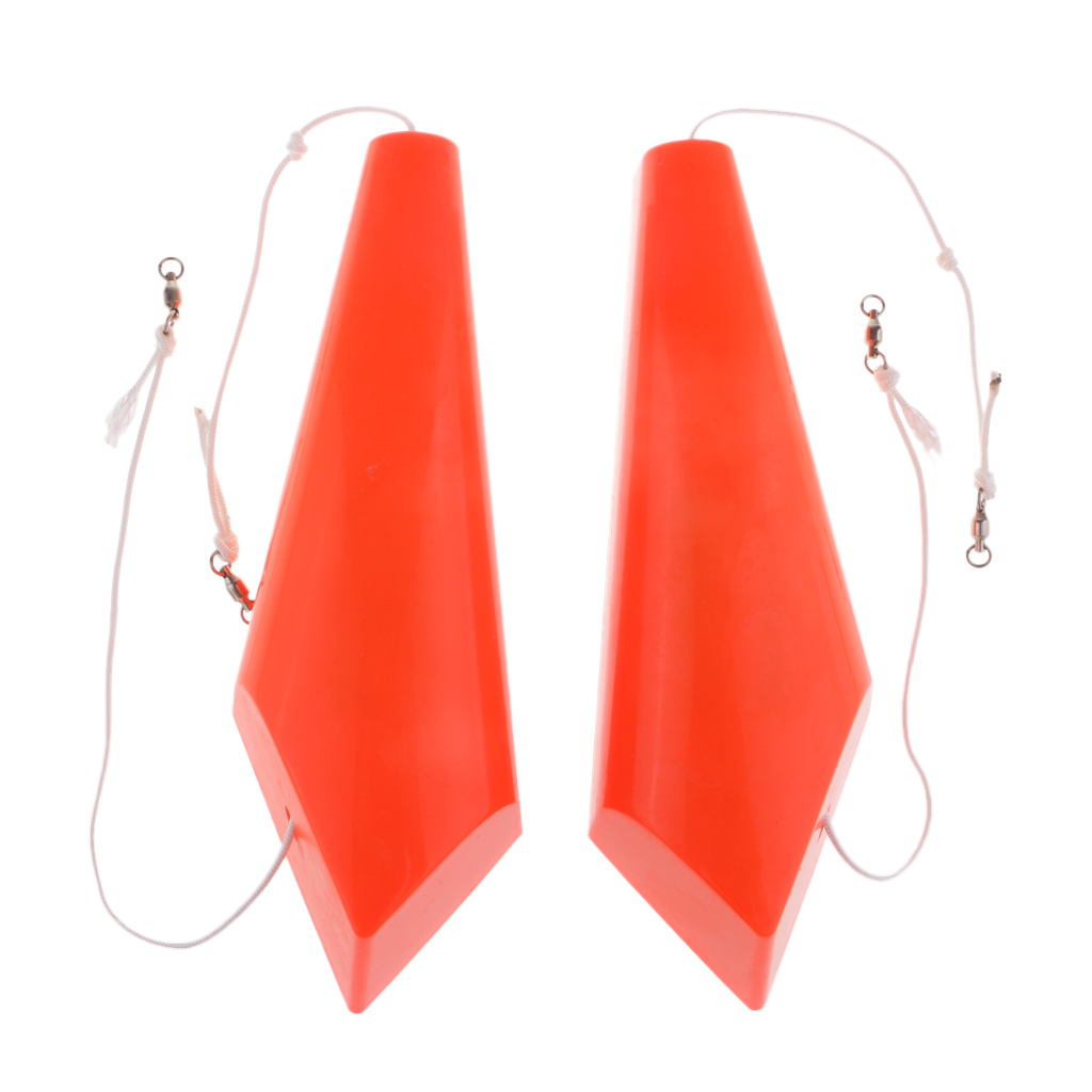 Description Picture 5 of item1 Pair Left and Right Boat Kayak Trolling Lure Fishing Splashing Float Board