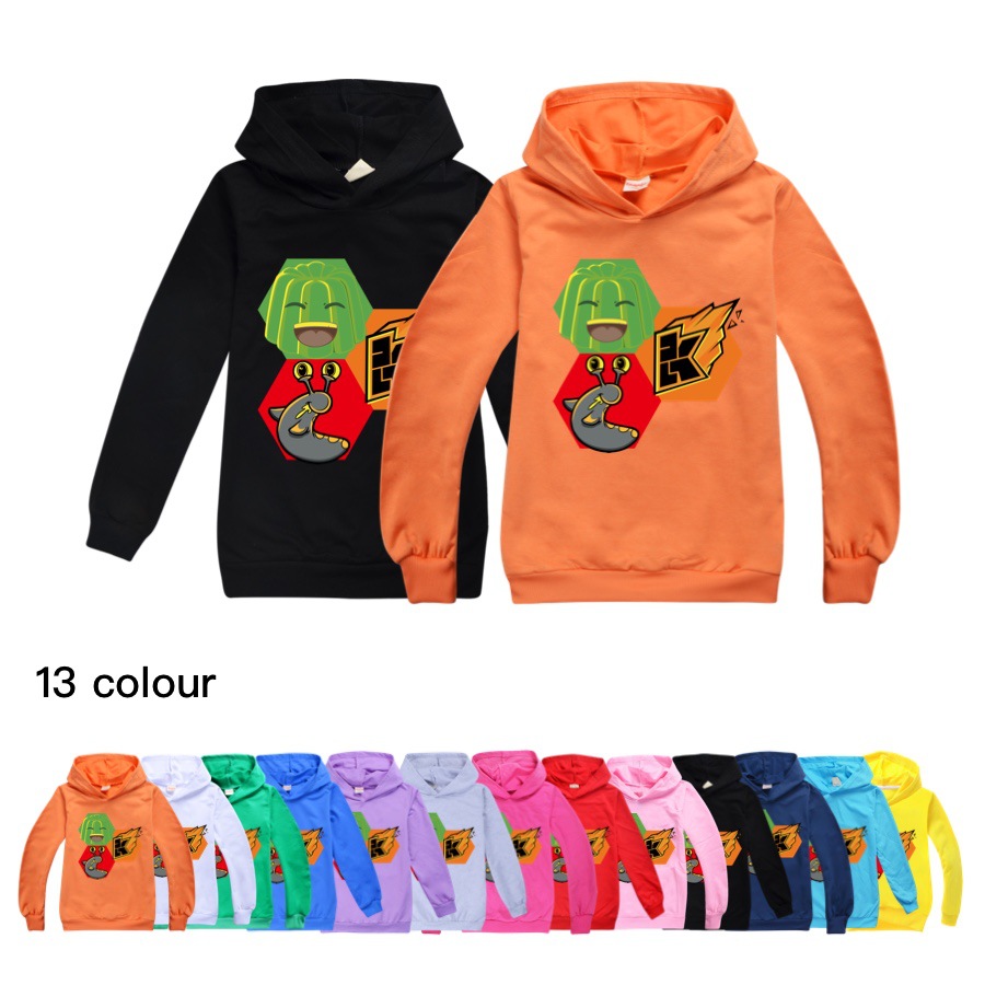 Verve Jelly Baby Girls Boys Fall Outfits Long Sleeve Hoodie Sweatshirt Top Floral Pants Tracksuit Set with Kangaroo Pocket
