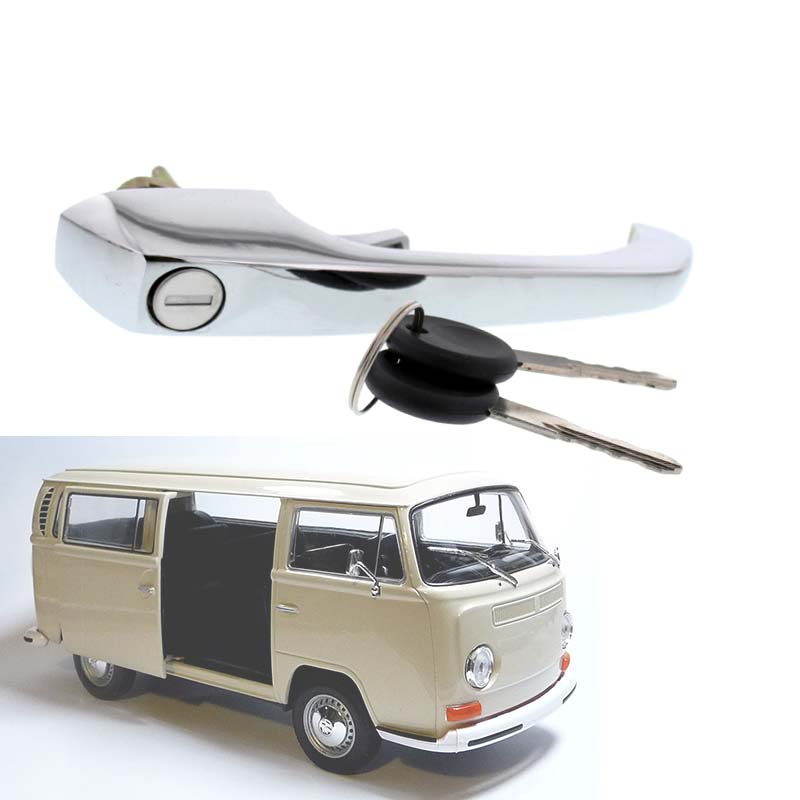 Billet Aluminium Cab Door Pulls Pair For VW T2 Bay 1967-1979 Campervan Motorho