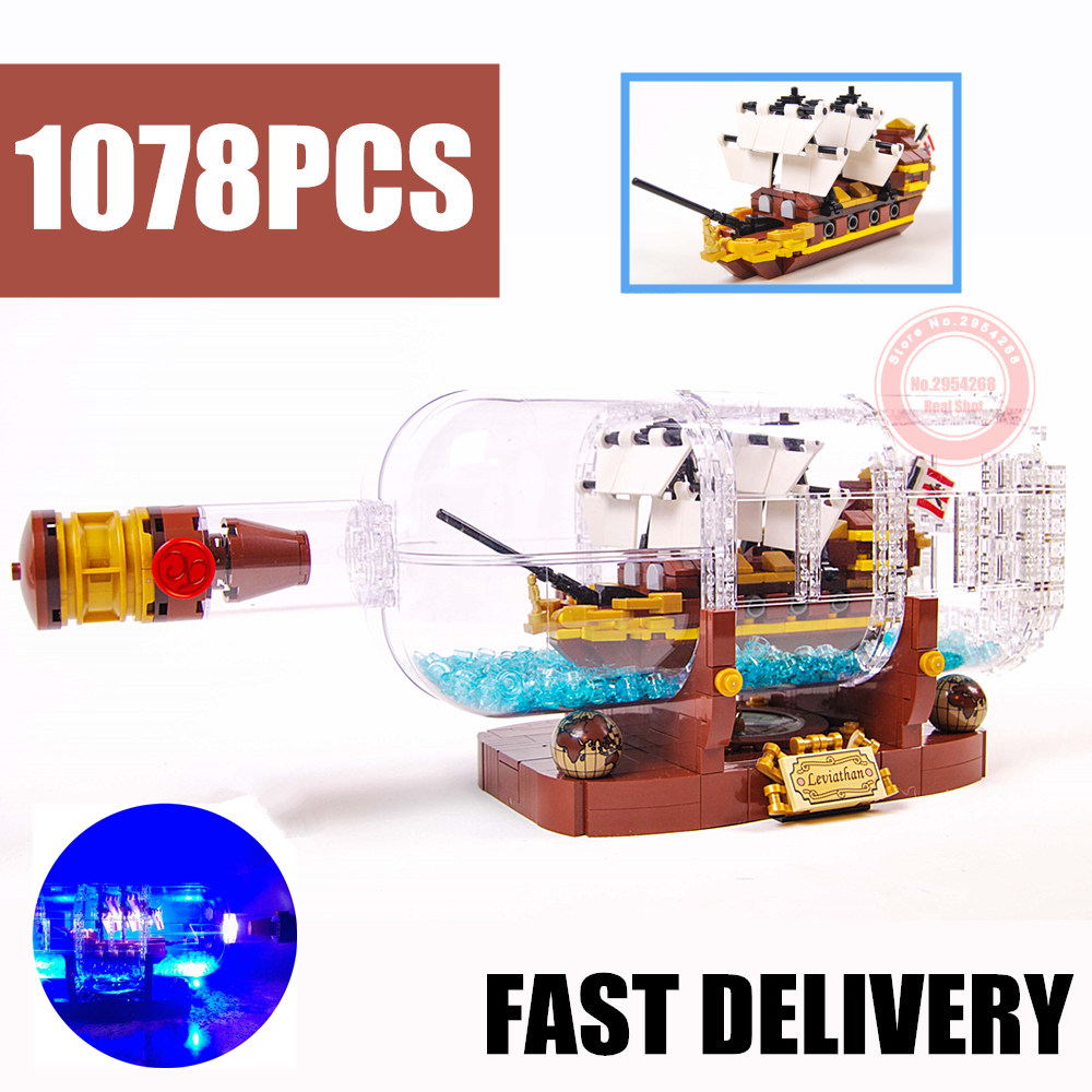 LEGO 21313 Ideas Ship In A Bottle Set New /& Sealed Perfect Condition
