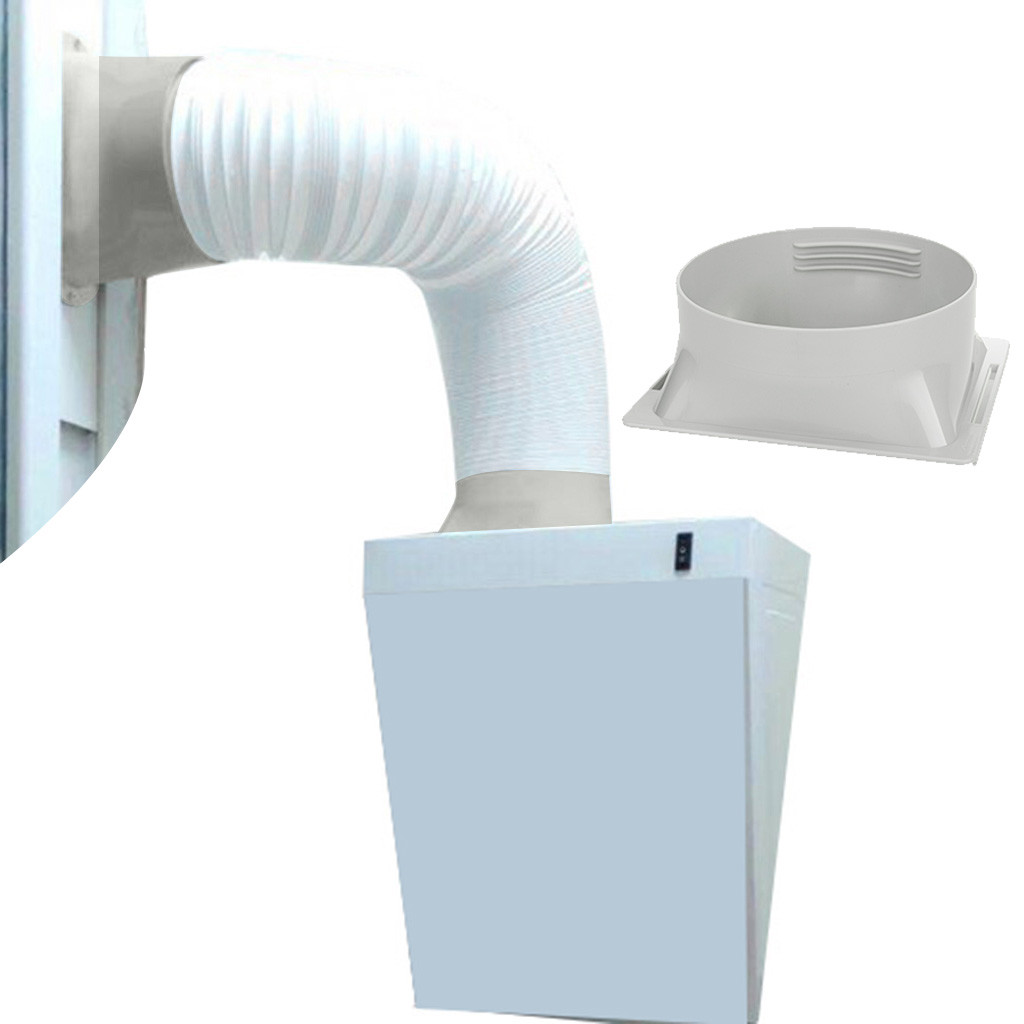 For Portable Air Conditioner Exhaust Pipe Connector 5.91 inch Hose Adapter household