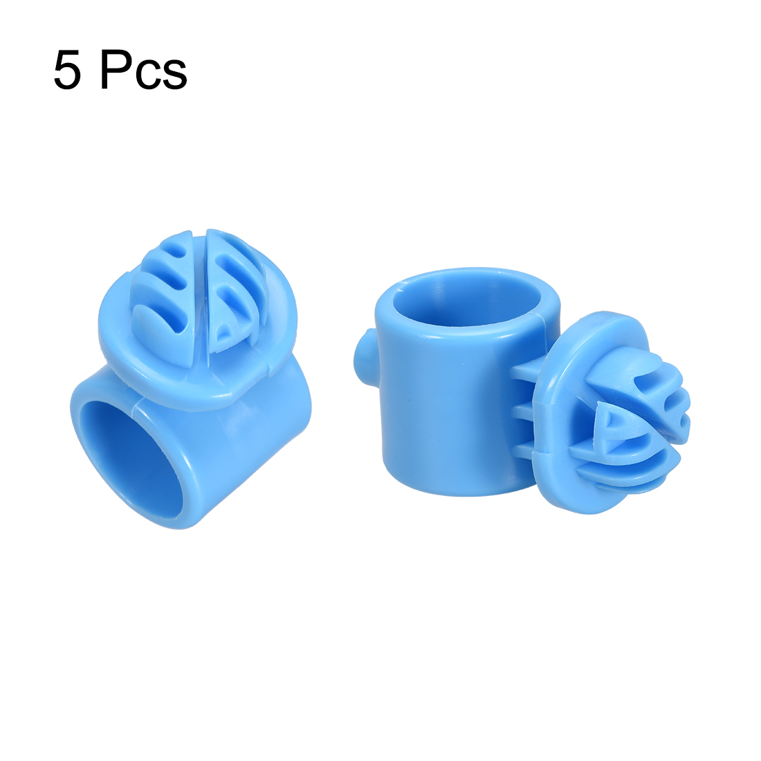 uxcell 10pcs Ring Insulator Wood Post Polyrope Insulator for Electric Fence Wire Blue