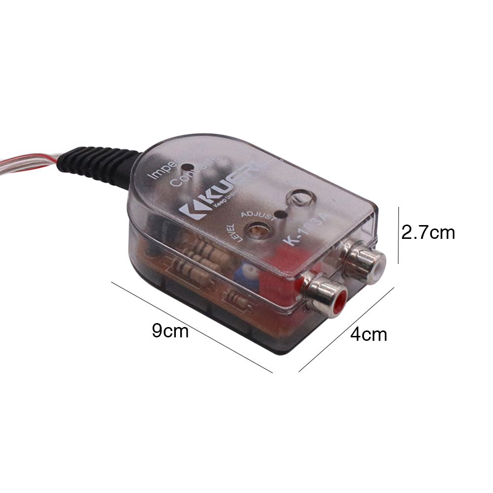 Easy Installation Speaker High To Low Level Subwoofer Replacement Car