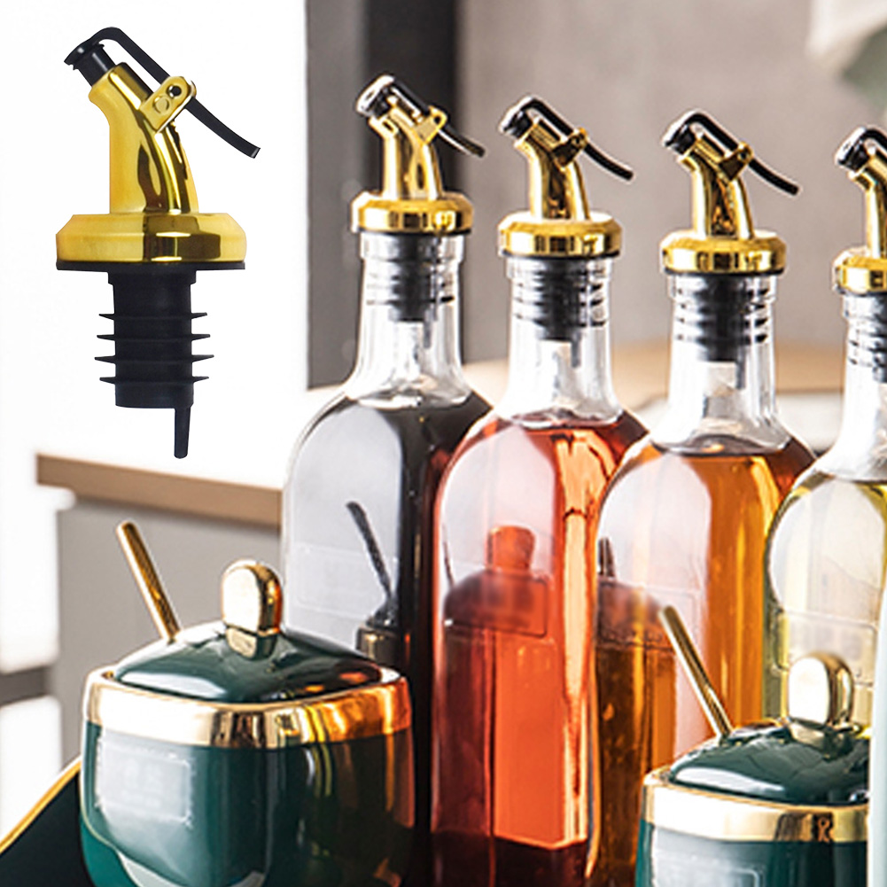 5pcs Bar Liquor Dispenser Spouts Food Grade Nozzle Wine Stopper Bottle