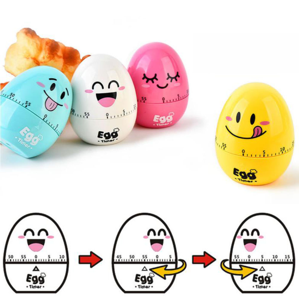reminder portable lovely alarm easy operate cartoon egg with