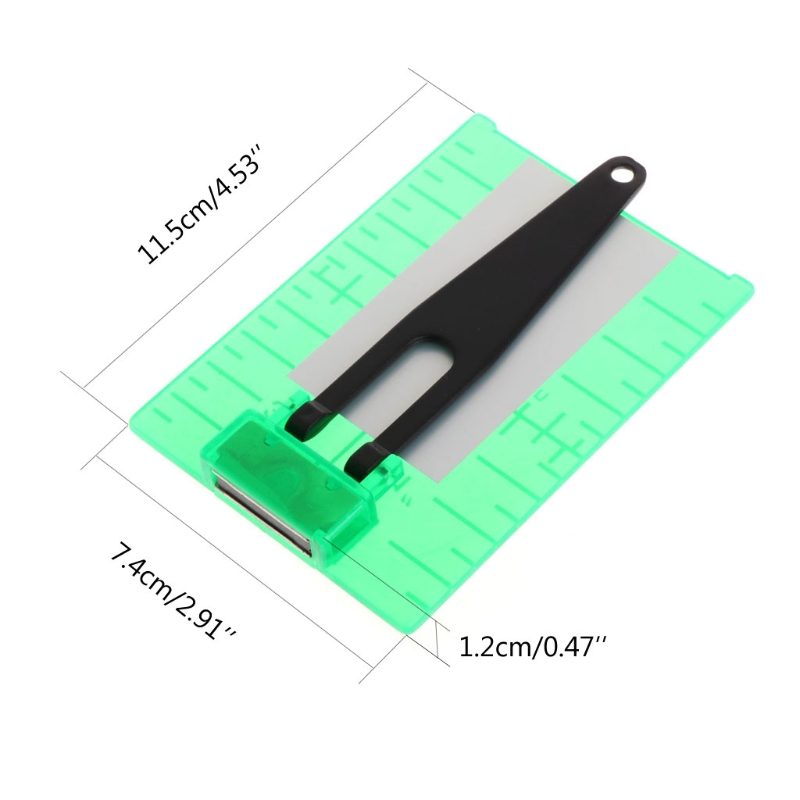 Magnetic Green Target Plate For Rotary Cross Line Laser Level Distance Measurer 