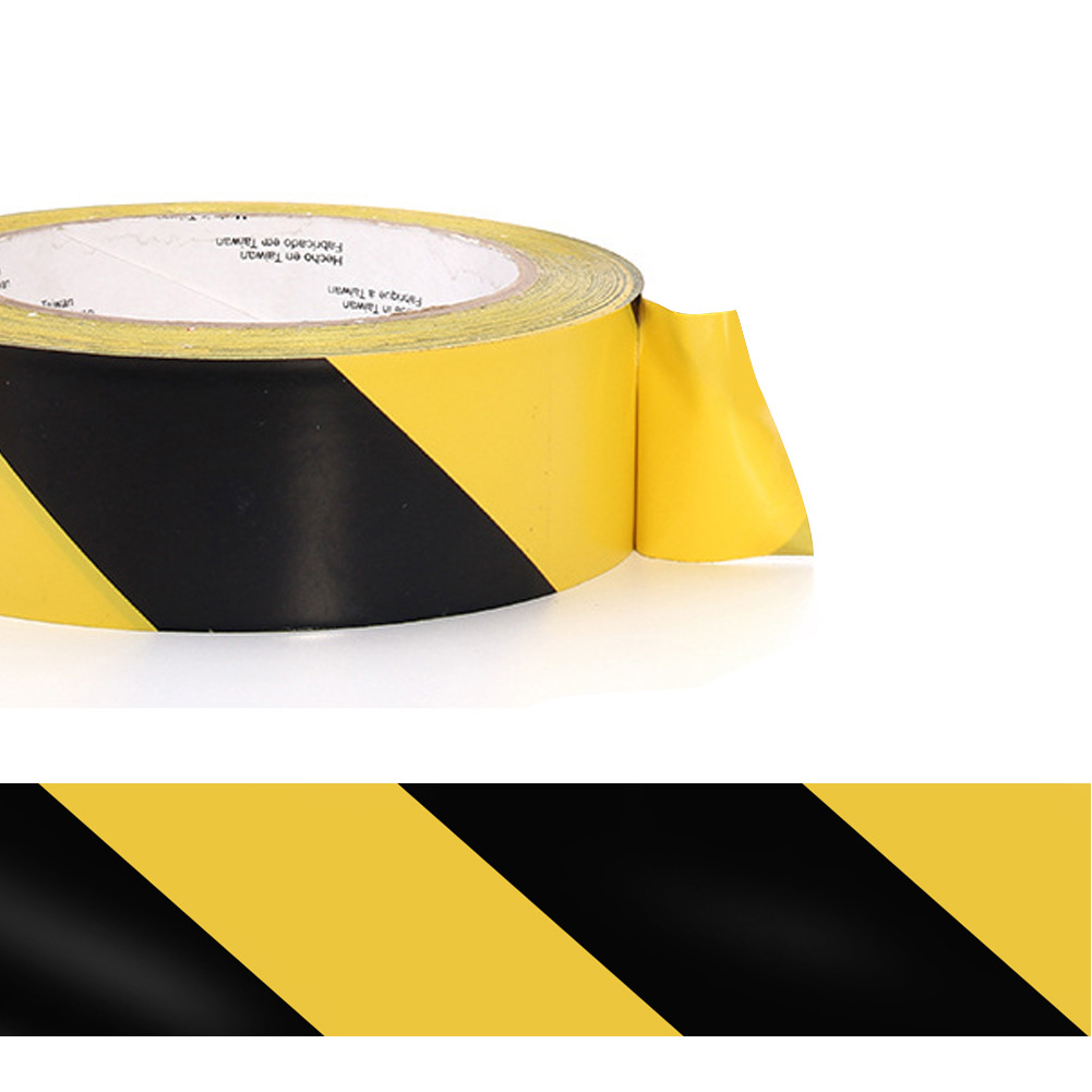 Gladiator Hazard Warning Tape Roll Self Adhesive Warehouse Social Distancing