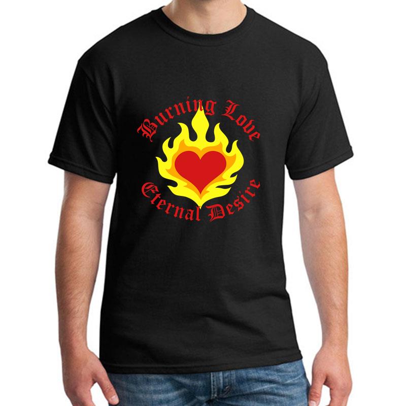 personalized burning heart t-shirts women s-5xl novelty slogan