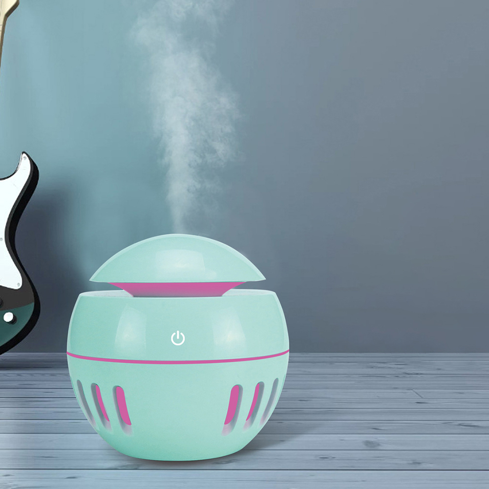 En forma de bola 130ml Mini humidificador luz de noche USB