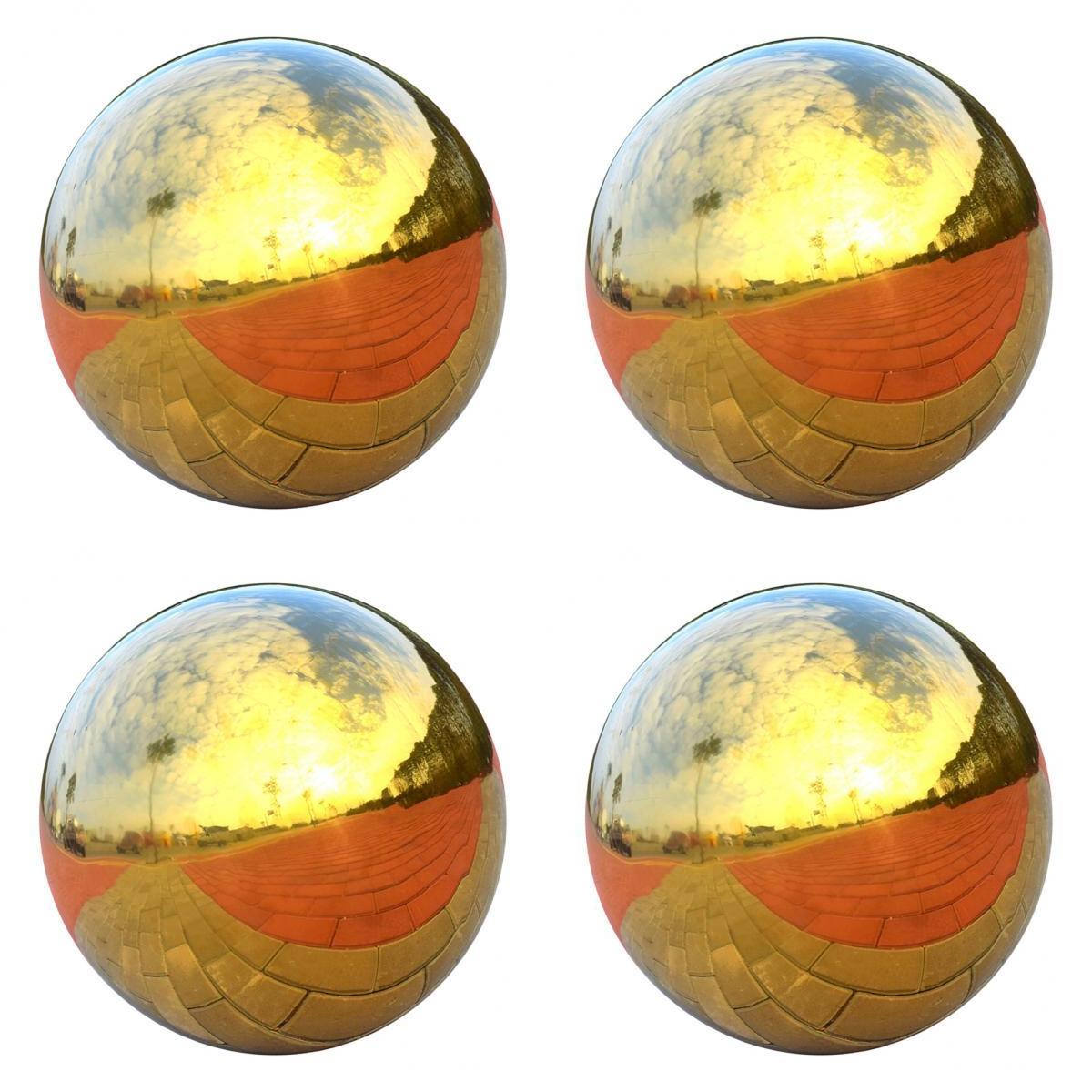 Stainless Gazing Ball Seamless Mirror Sphere Hollow Ball Outdoor Garden 76mm 