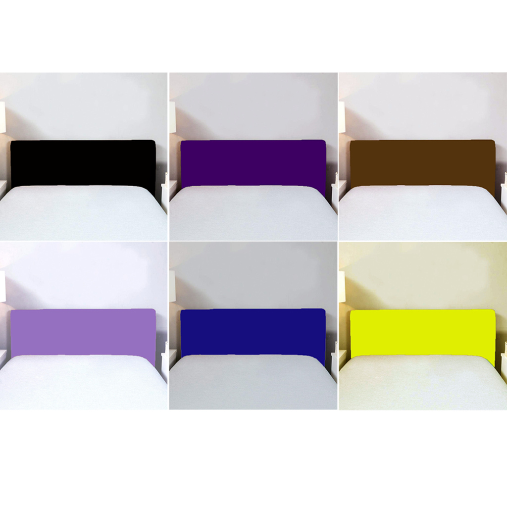 testiera per letto vari colori copertura antipolvere blu protezione elastica a tinta unita decorazione per camera da letto Copertura per testiera per letto