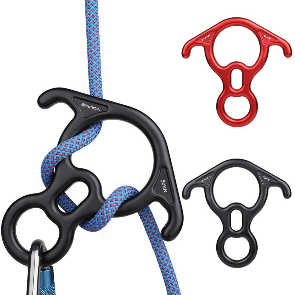 Rappel Ring 20KN Multifunctional Aluminum Rock Climbing O-Ring 12mm Rappel Gear Downhill Equipment for Descender Rappel Rock