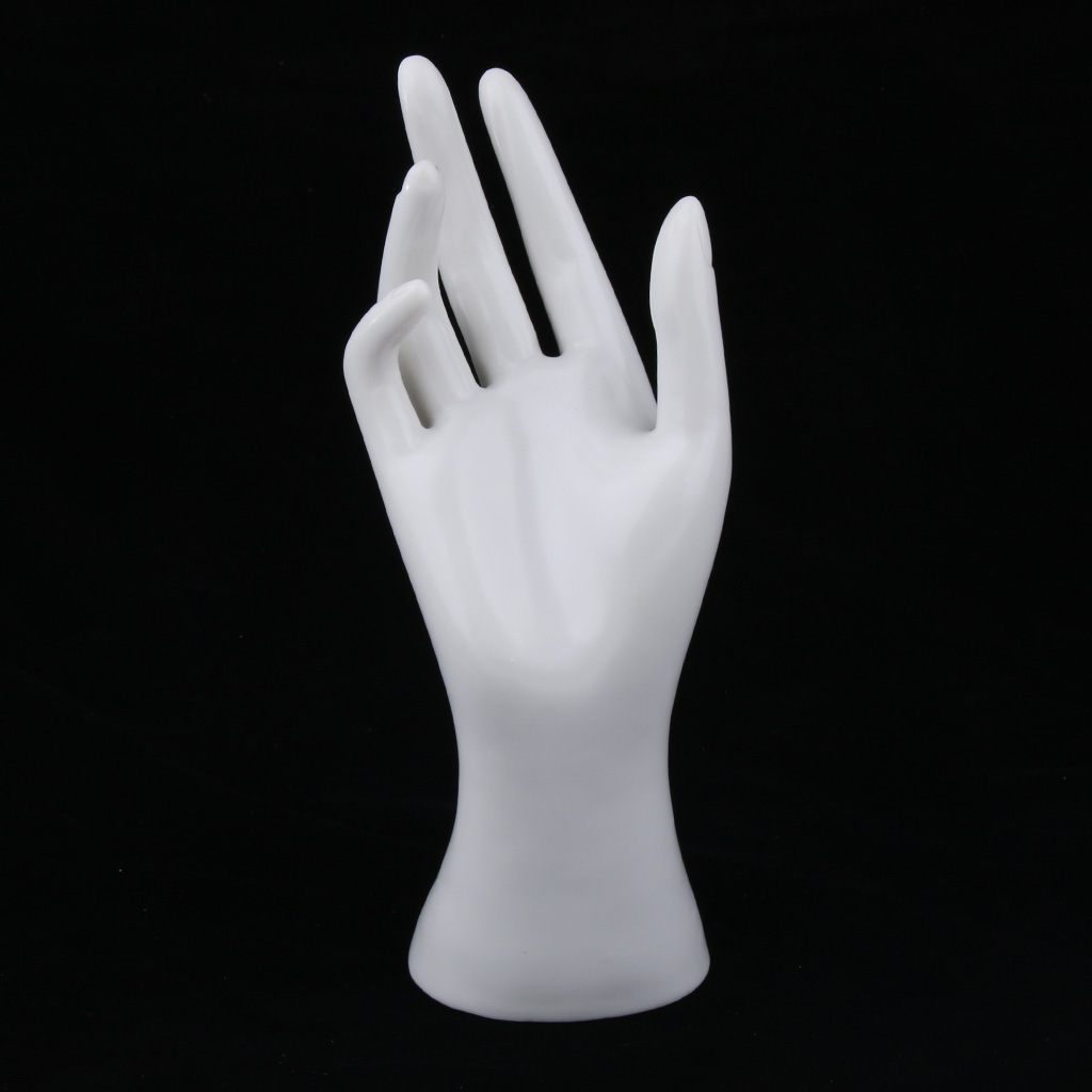 Haut Weibliche Mannequin Hand Für Schmuck Armband Ring Uhr Display Schwarz 