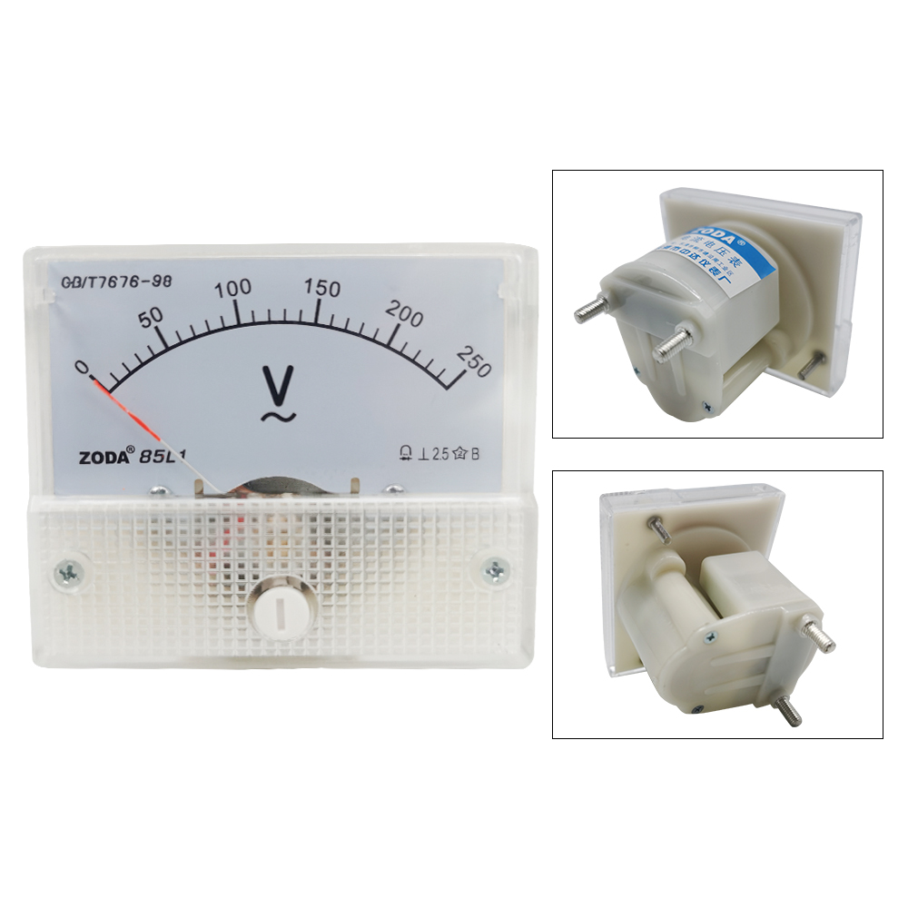 Baomain Analog 85L1 AC 0-250V Gauge Panel Voltage Meter 
