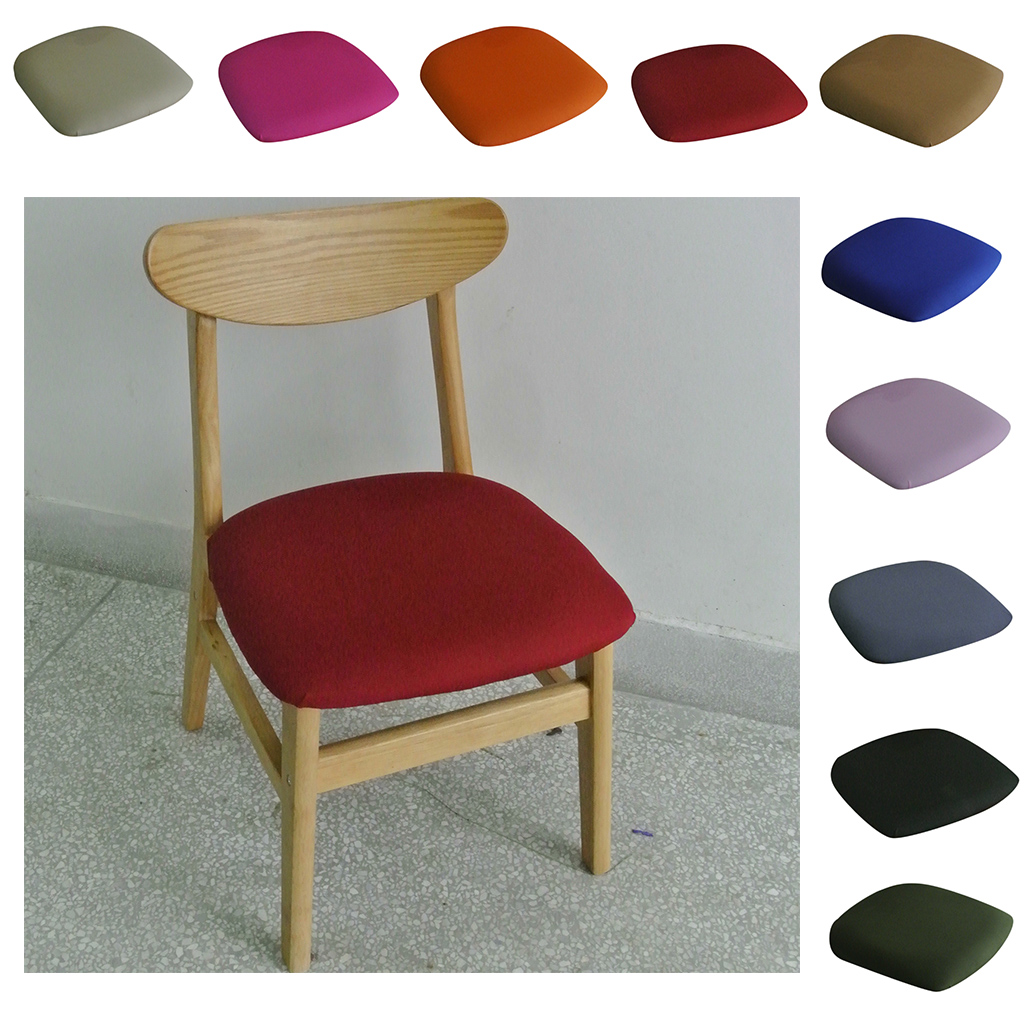 Removable Stretch Slipcovers Home Dining Chair Seat Cover Bar Chair Protector