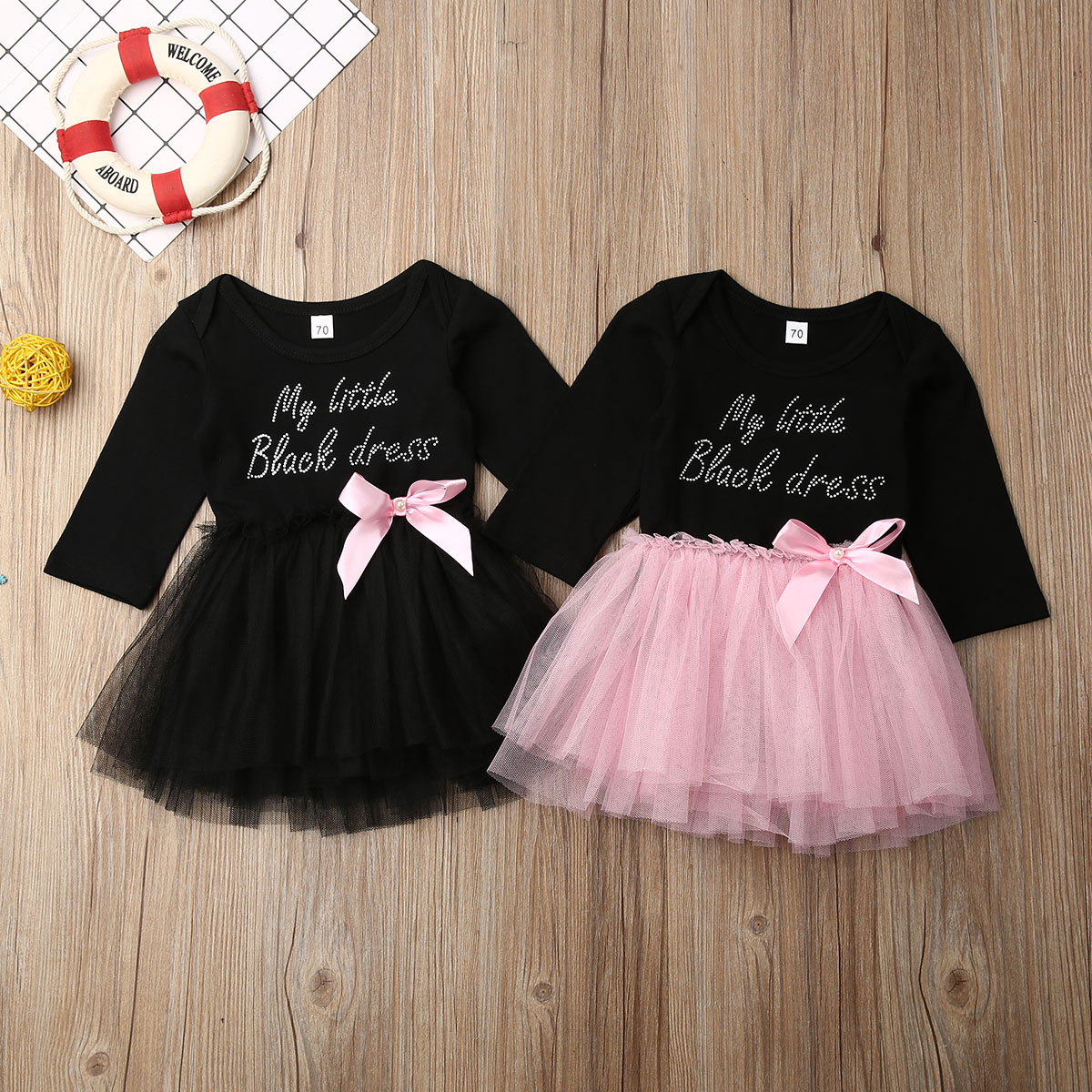 baby girl black dress