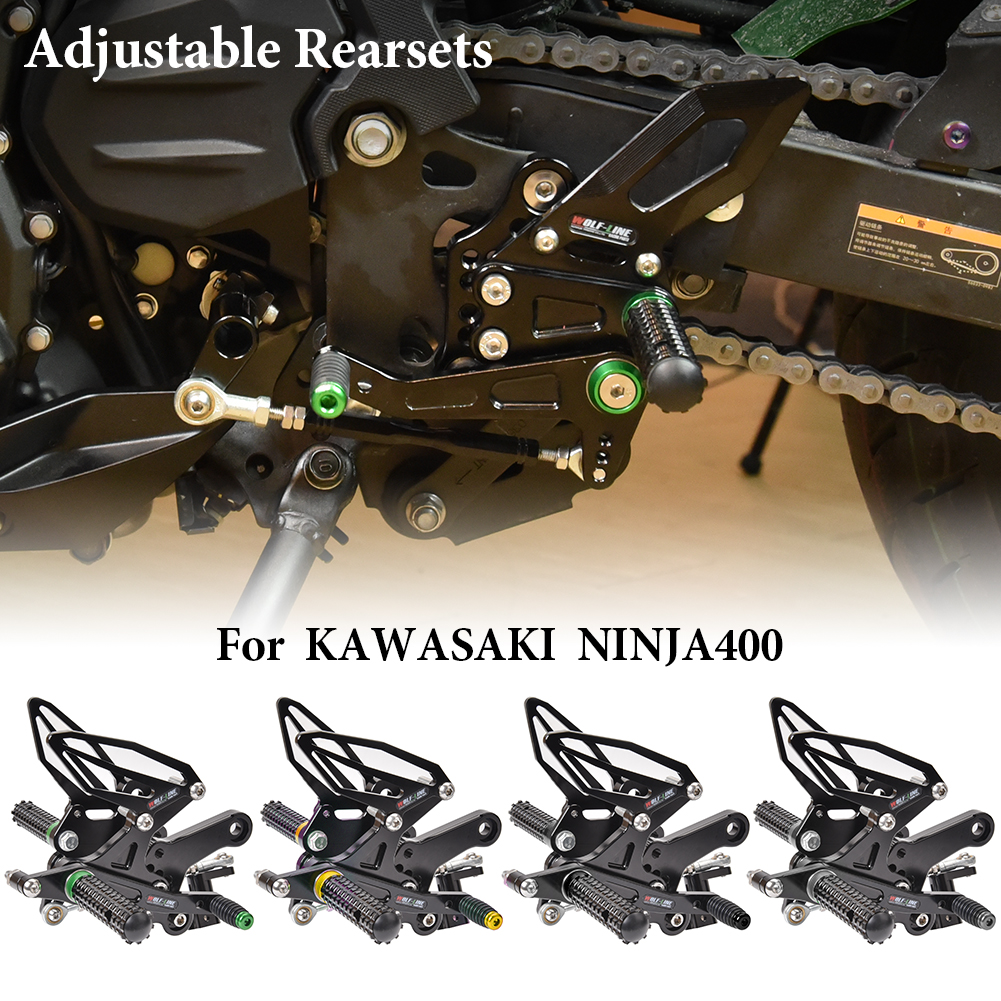 Ninja 250 2018-2021 Xitomer Aftermarket Footpeg Block Off Plates Fit for KAWASAKI Ninja 400 Footpeg Blanking Plates Z400 ABS 2019-2021 ABS 2018 2019 2020 2021 Footpeg Block Off Plates