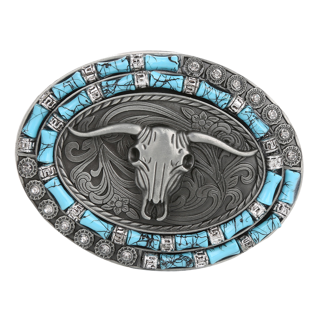 American Cowboy Cowgirl Texas Country Vintage Horse Rodeo West Belt Buckle Metal