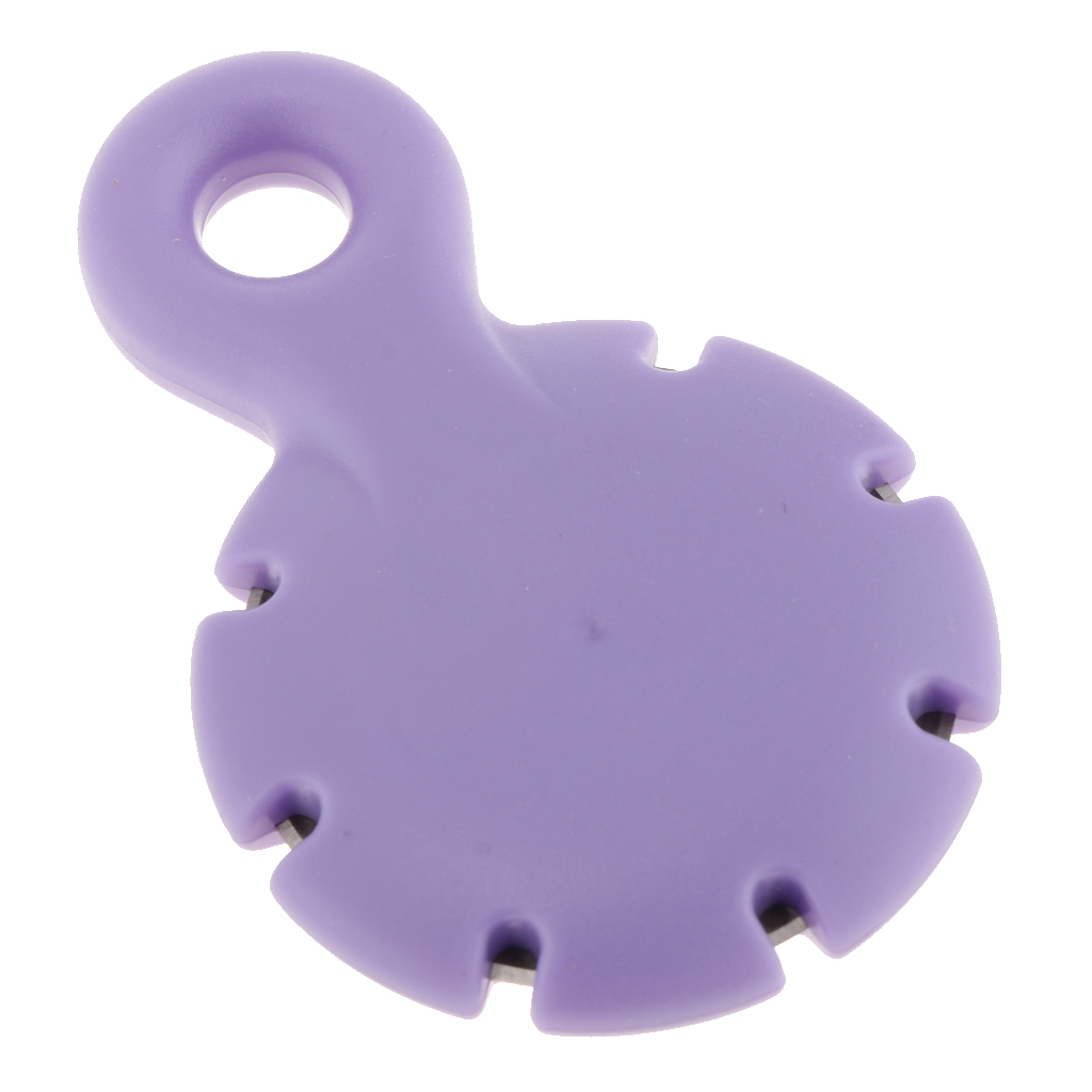 1 Piece Paper Edge Distresser Tool,Thread Cutter Pendant For Sewing (Purple)