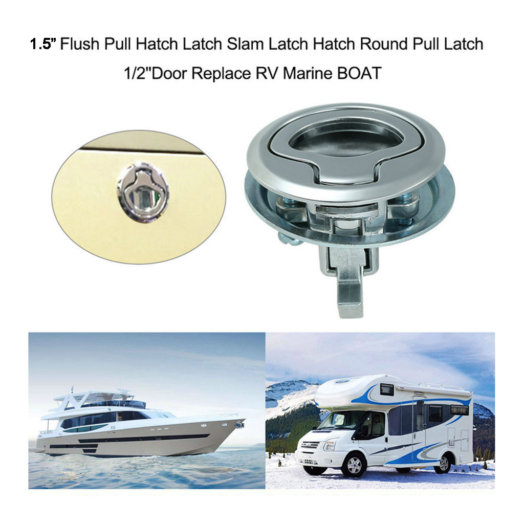 38mm Marine Boat Lock Round Pull Latch Locker for Hatch Latch Marine