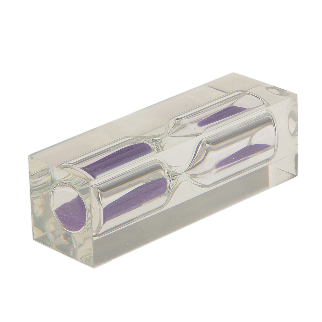 Description Picture 6 of itemAcrylic Sand Clock Sandglass Hourglass Timer 3 Minute for Tea Cafe Kitchen Cook