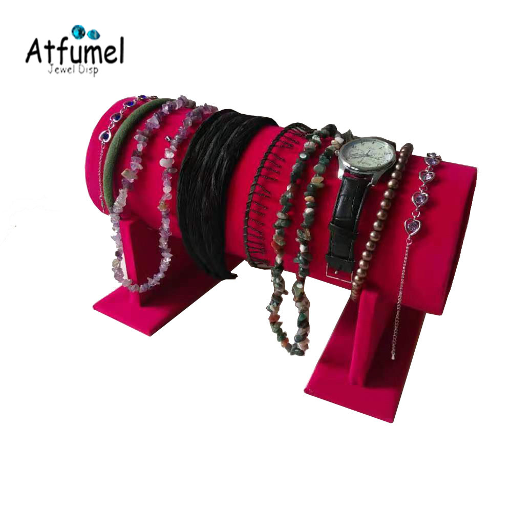 LouisaYork support de bandeau support de bandeau de bandeau en velours cerceau de cheveux amovible en /épingle /à cheveux organisateur de coiffure accessoire daffichage de bijoux de cheveux 11x30 cm