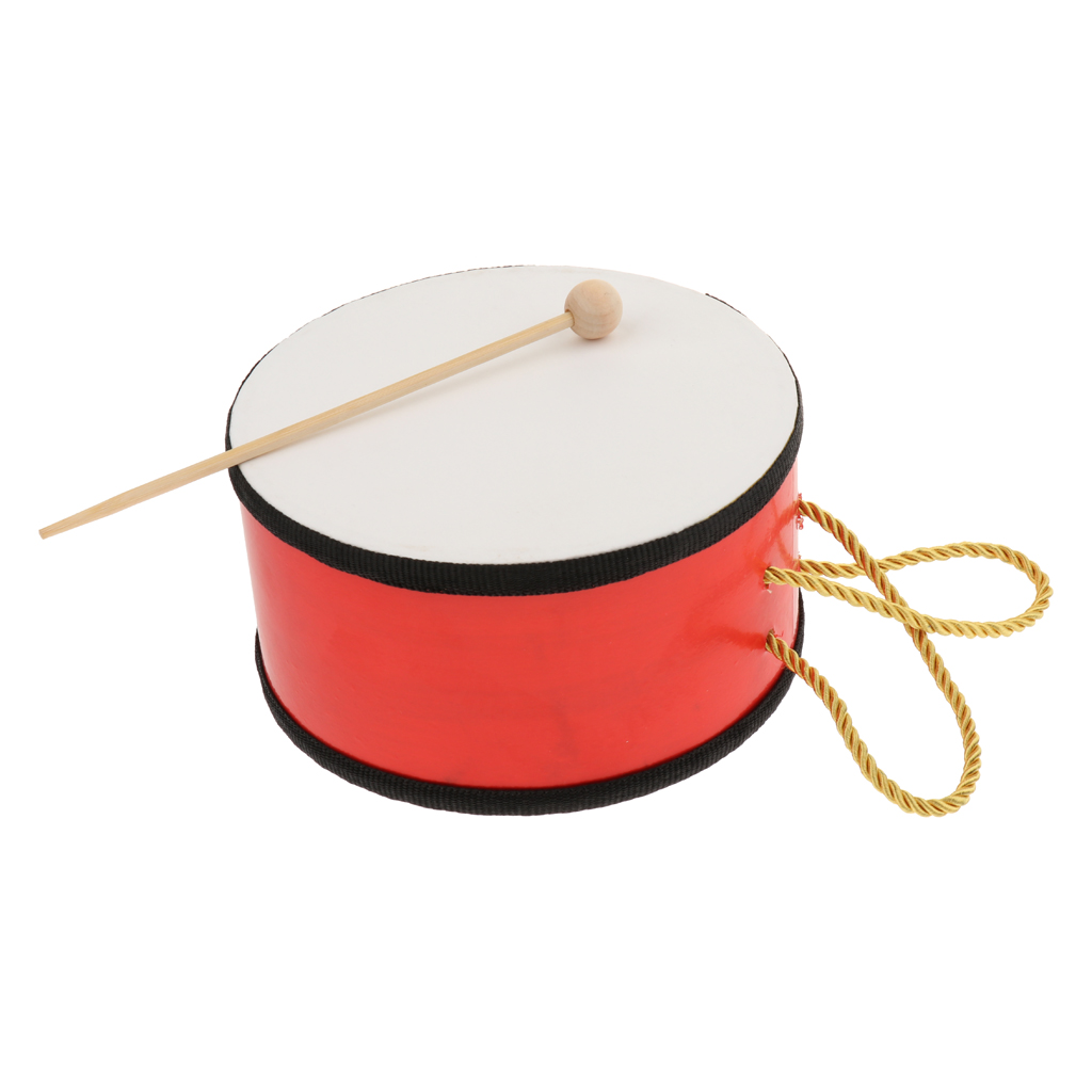 hand percussion handheld drum with sticks kids musical toys wood