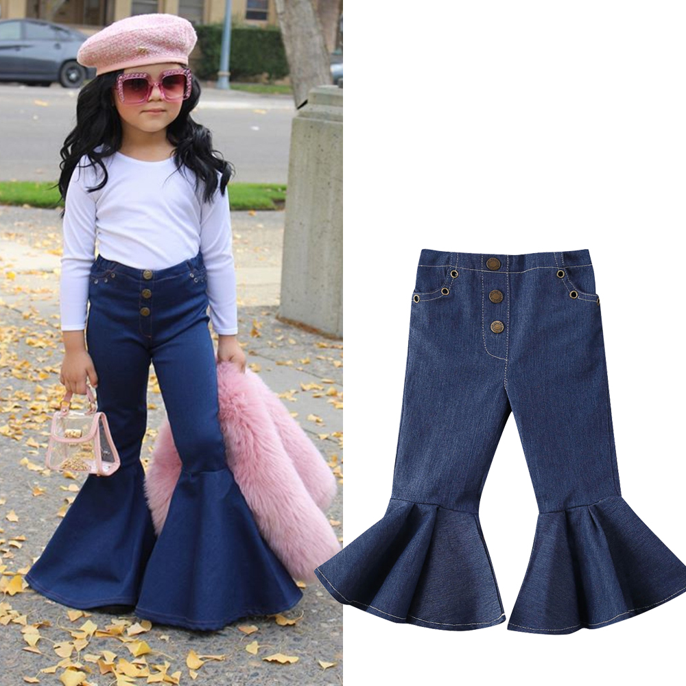 baby denim bell bottoms