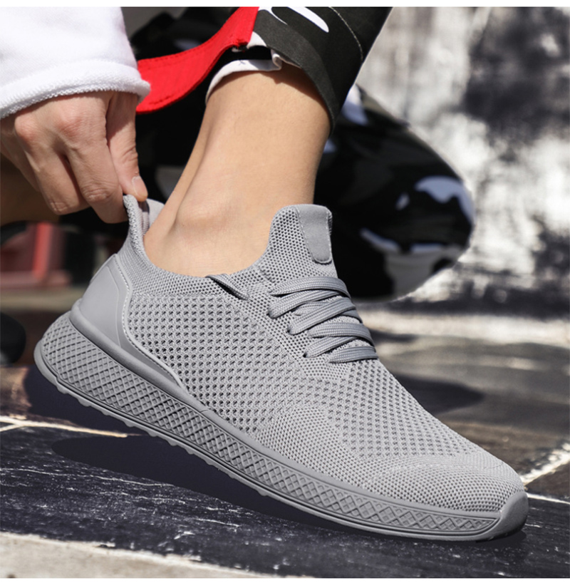 men's breathable sports shoes casual sneakers 4 colors
