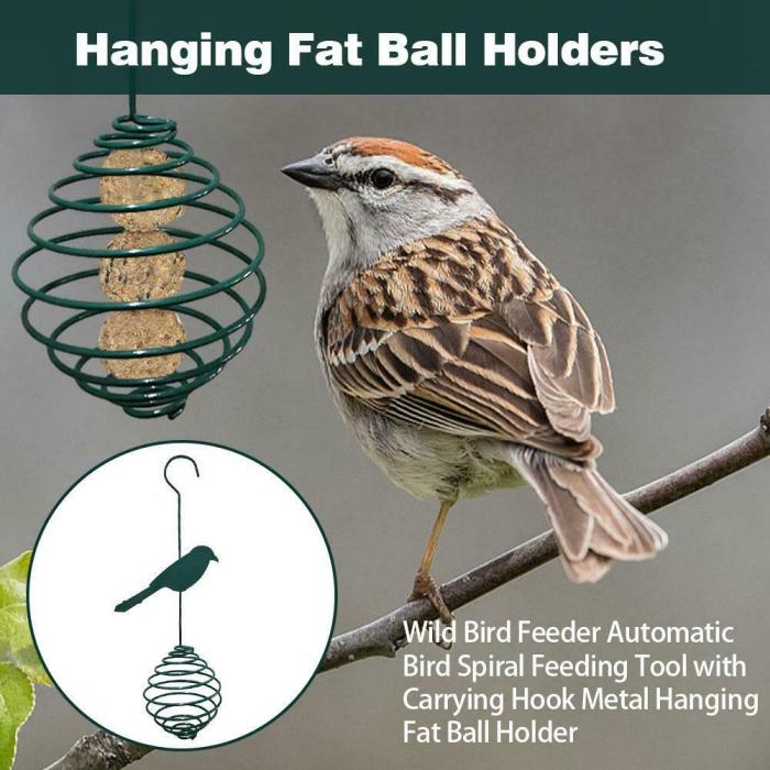 hot garden wild bird feeder hook hanging seed out